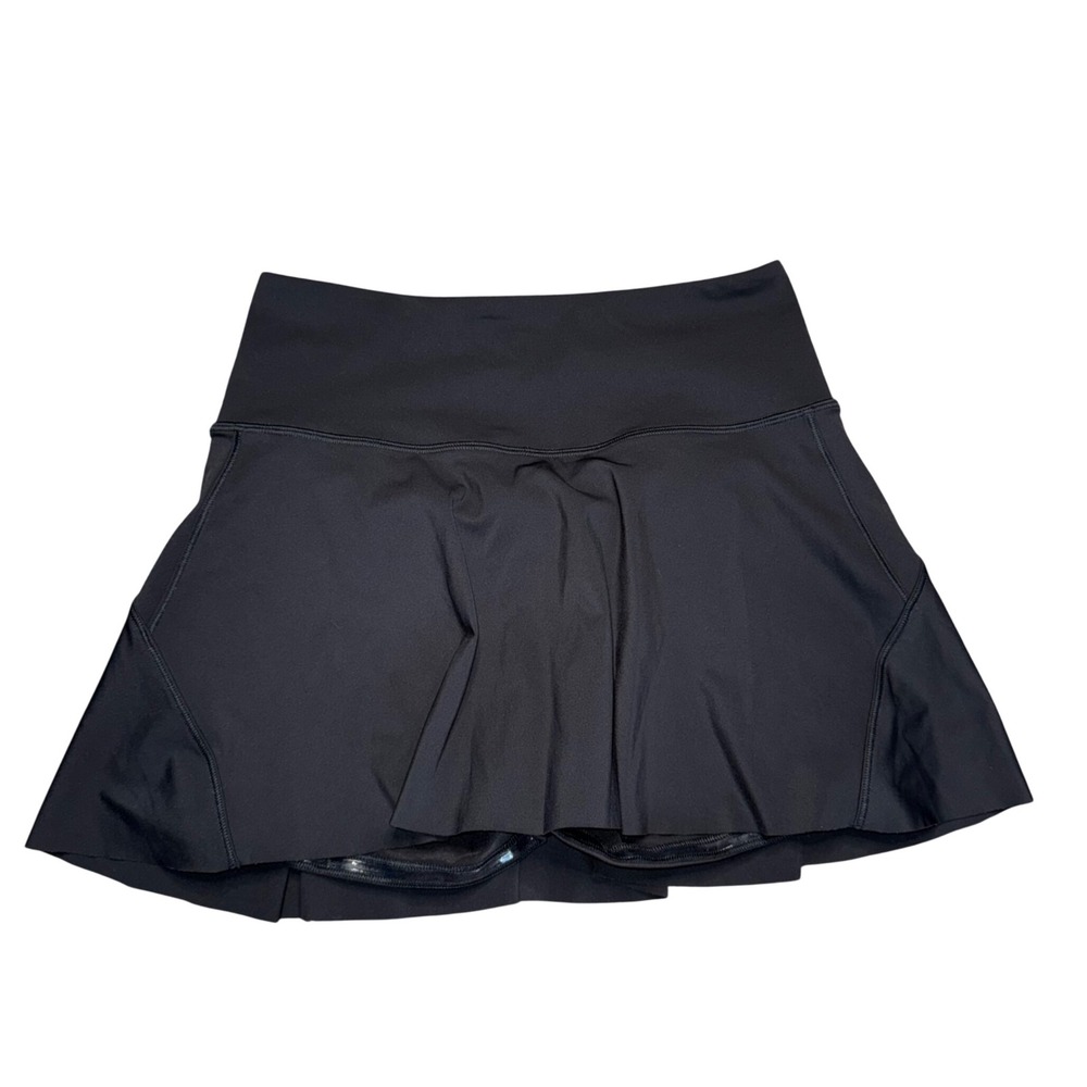 Athleta Ace Tennis Skort Womens XS Black Excellent 13.5 Inch Athletic Skirt